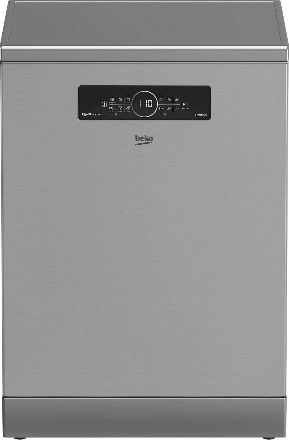Beko BDFN36541xP Geschirrspüler, 60 cm, 6 Programme, freistehend, Edelstahl, für 15 Maßgedecke, 3 Spülebenen, 6 Zusatzfunktionen, PowerIntense