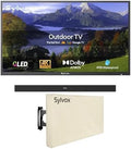 Google Smart TV, 43 Zoll, Fernseher, 4K UHD, QLED, Dolby Audio, Outdoor, IP65, Gastronomie, 1000 Nits Helligkeit TVS für Terrasse, IP55 Wasserdicht