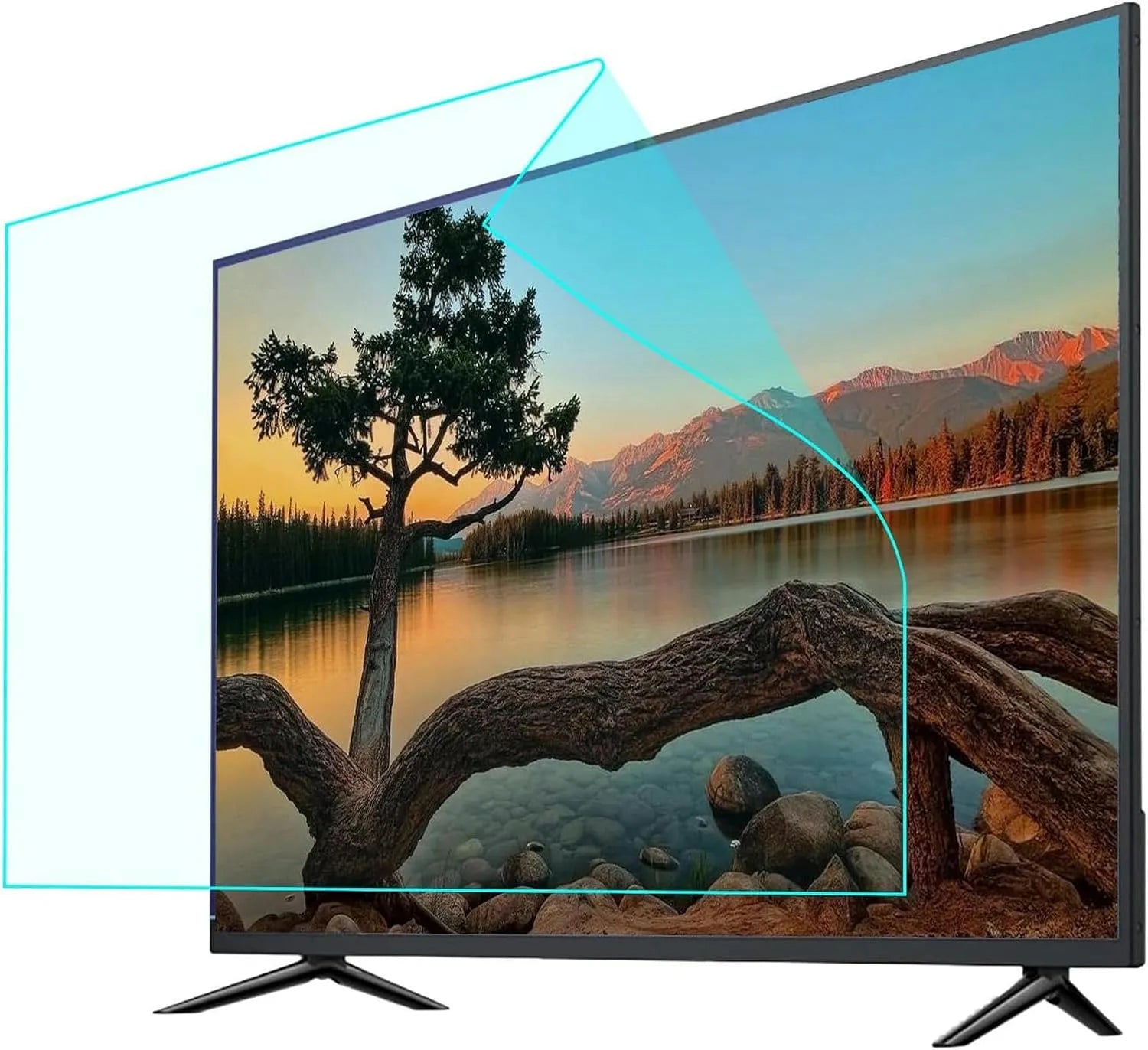 Smart TV, 75 Zoll, 698 x 392 mm, 698 × 392, Fernseher, 58 in 1269 x 721mm, 58 Zoll 1269 x 721 mm, blockiert Blendreflexionen, 32-75 Zoll