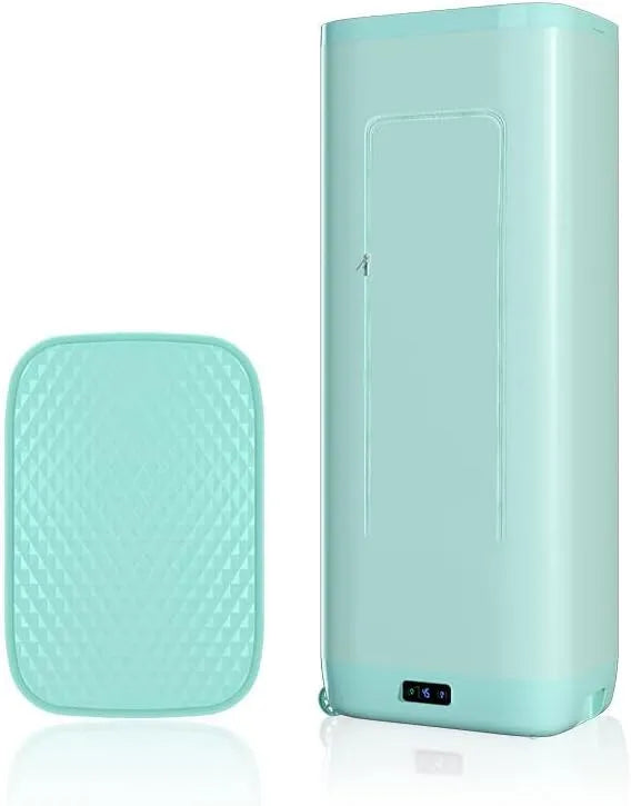 Wäschetrockner 180-Minuten-Smart-Timer, tragbar, Haushalts-Mini-Schnelltrockner, Kleidertrockner mit einem Regal für Wohnungen, Wohnmobile oder andere