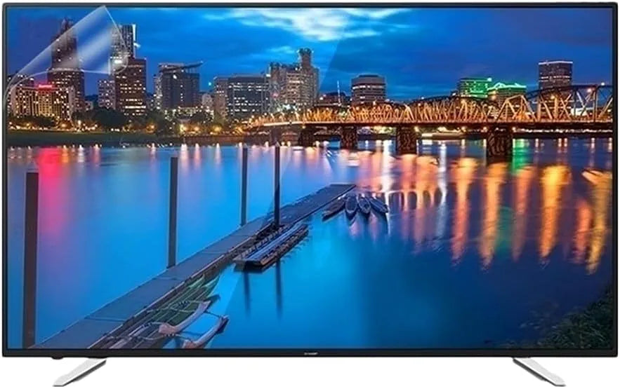 Smart TV, 58 Zoll, 1269×721mm, Fernseher, Blau, WSHA Antireflex-TV-Displayschutzfolie Anti-Blendung, Anti-Scratch-Augenschutz-Bildschirmfilterfilter