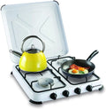 Produkt Tragbarer Gasherd mit 4 Brennern, KEMPER, 4650W, lackiert weiß