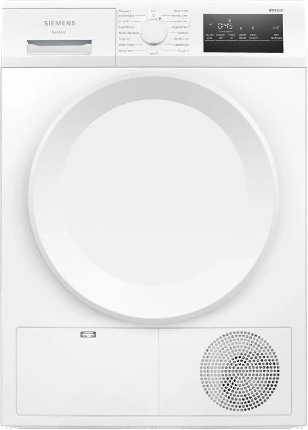 Siemens iQ300 WT43H004 Wäschetrockner, 8 kg, Siemens iQ300 Wärmepumpentrockner 8 kg autoDry WT43H004