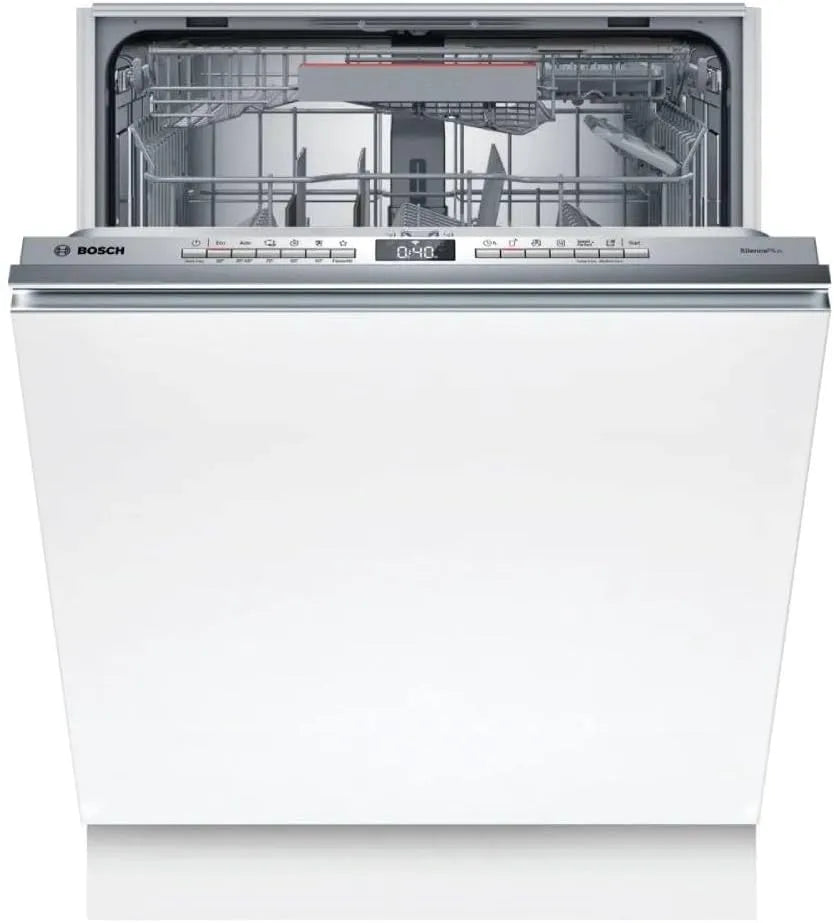 Bosch Serie 4 SMV4ENx06E Geschirrspüler, 60 cm, Home Connect, Einbau, EfficientDry: automatische Türöffnung, dritter Extra-Raumkorb, Waschassistent