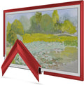 Samsung Smart TV, 32 Zoll, Fernseher, Rot, Pro TVs, Candy Apple Red Prismatic 32 Zoll Deco TV Rahmen für Samsung The Frame