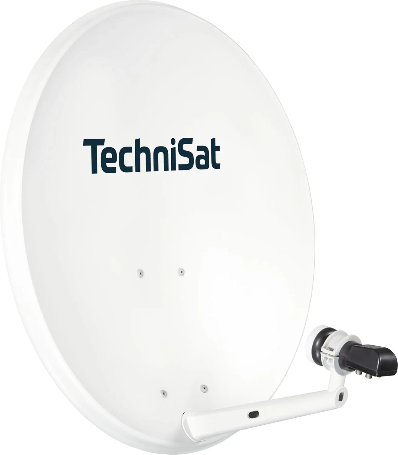 Produkt 70 cm digital Sat Anlage, TechniSat TECHNITENNE 70 Satelliten-Schüssel für 4 Teilnehmer, Komplettset aus Antenne mit Masthalterung und