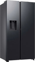 Samsung RS80F66KCFEF Kühl-Gefrierkombination, 634 L, Kühlschrank mit Gefrierfach, Schwarz, AI Voice Control & Energy Mode, 178 cm, Eis- und