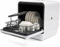 Geschirrspüler, 6 L, 1100 W, 4 Programme, Spülmaschine, tragbar, 6L Tragbarer Kompaktgeschirrspüler ohne Wasseranschluss