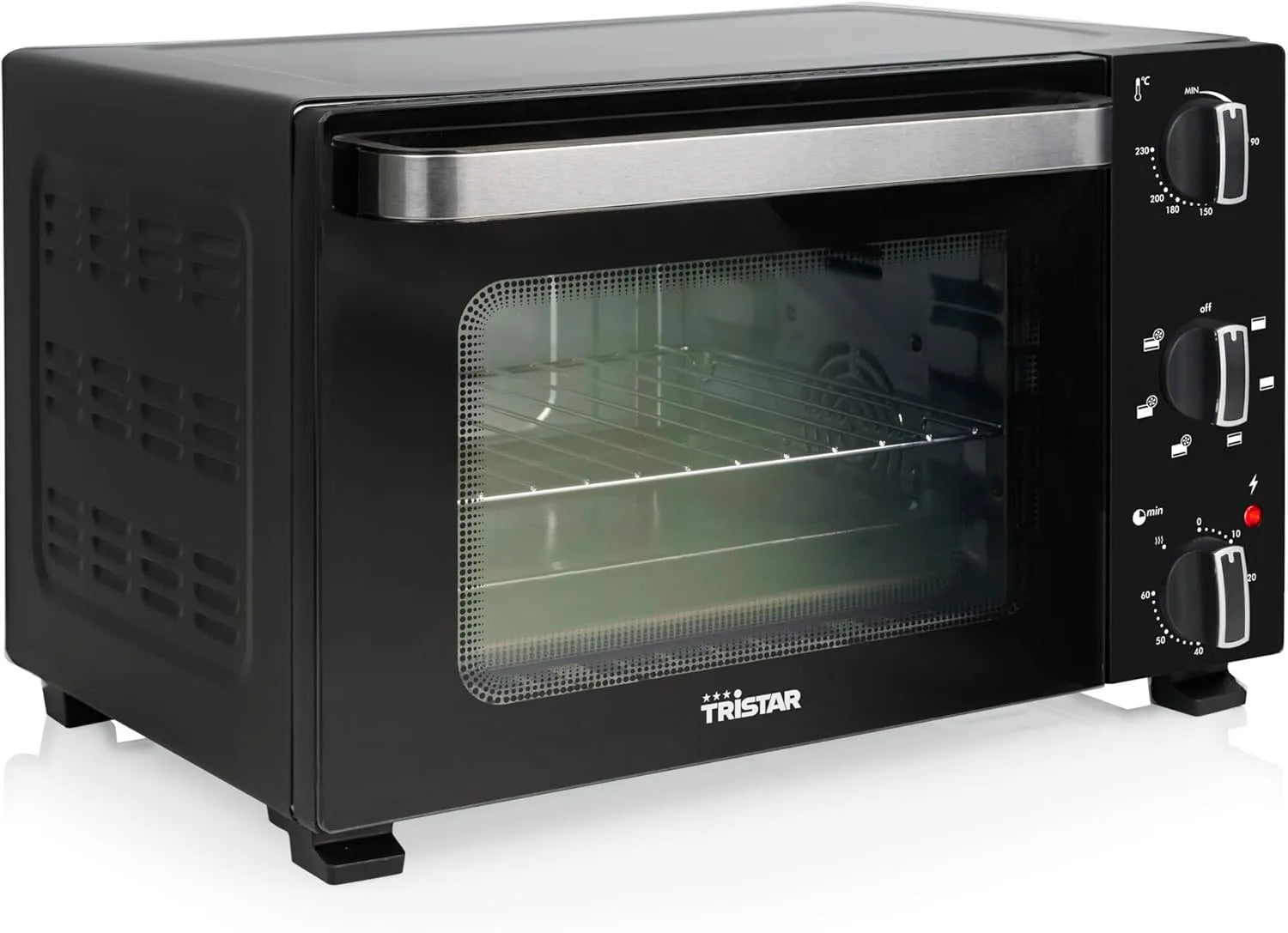 Gerätezubehör 60-Minuten-Timer OV-3652, 20 L, 800 W, 90 bis 230 °C, Grill, 2 Temperaturzonen