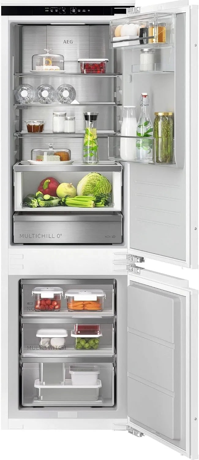 AEG Serie 9000 TC9VS181BC Kühl-Gefrierkombination, 116 L, No Frost, Einbau, WLAN, Kühlschrank mit Gefrierfach, NoFrost, 64L, 66 L, & 0°C-Kaltraum