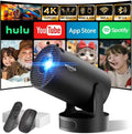 Projektor 1080P, 4K UHD, Full HD, Beamer, Mini Beamer 4K Full HD 1080P 2026 Eingebaute Apps