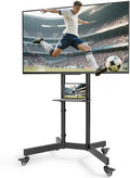 TV-Möbel, 86 Zoll, max VESA 600x400, bis zu 90 kg, Mobiler TV Ständer Rollbar 32