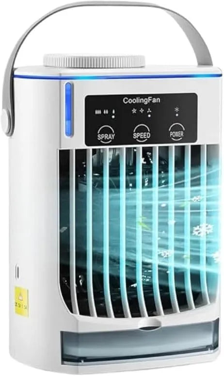 Klimaanlage, Hoffmarkt 5-in-1 500ML, tragbar, Weiß, White - 500ML, Hoffmarkt Klimaanlage Mobil.Tragbarer 5-in-1 Smart-Mobil-Kühler mit Wasserkühlung