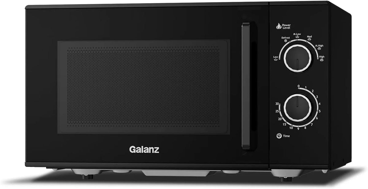 Mikrowelle, 25 L, Galanz, freistehend, Schwarz, 900 Watt