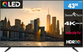Smart TV 43QH02V, 43 Zoll, Fernseher, 4K UHD, QLED, Smart Tech, 108 cm, YouTube, Netflix, Prime Video, Disney+, Whale TV