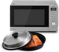 Panasonic NN-GD39QSEPG Mikrowelle, 29 L, 1000 W, Grill, Timer, Auftaufunktion, Edelstahl, Mikrowellenofen, Silber, automatisches Auftauen