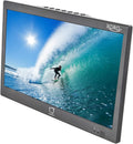 Smart TV, 10 Zoll, Fernseher, HDMI, USB, tragbar, DVB-T2, Antenne & KFZ‐Anschlusskabel, AV-Ausgang, HDMI‐Ausgang, Standfuß