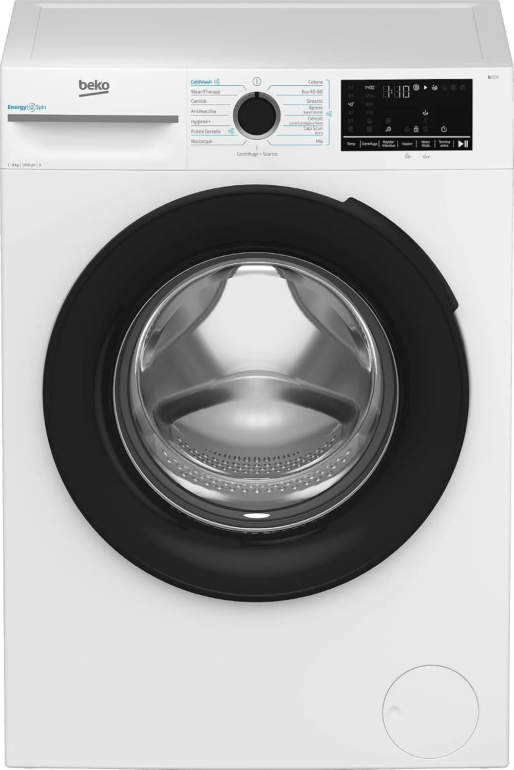 Waschmaschine BMW8149DB, 8 kg, Energieklasse A, 1400 Umdrehungen, Frontlader, freie Installation, Wechselrichter