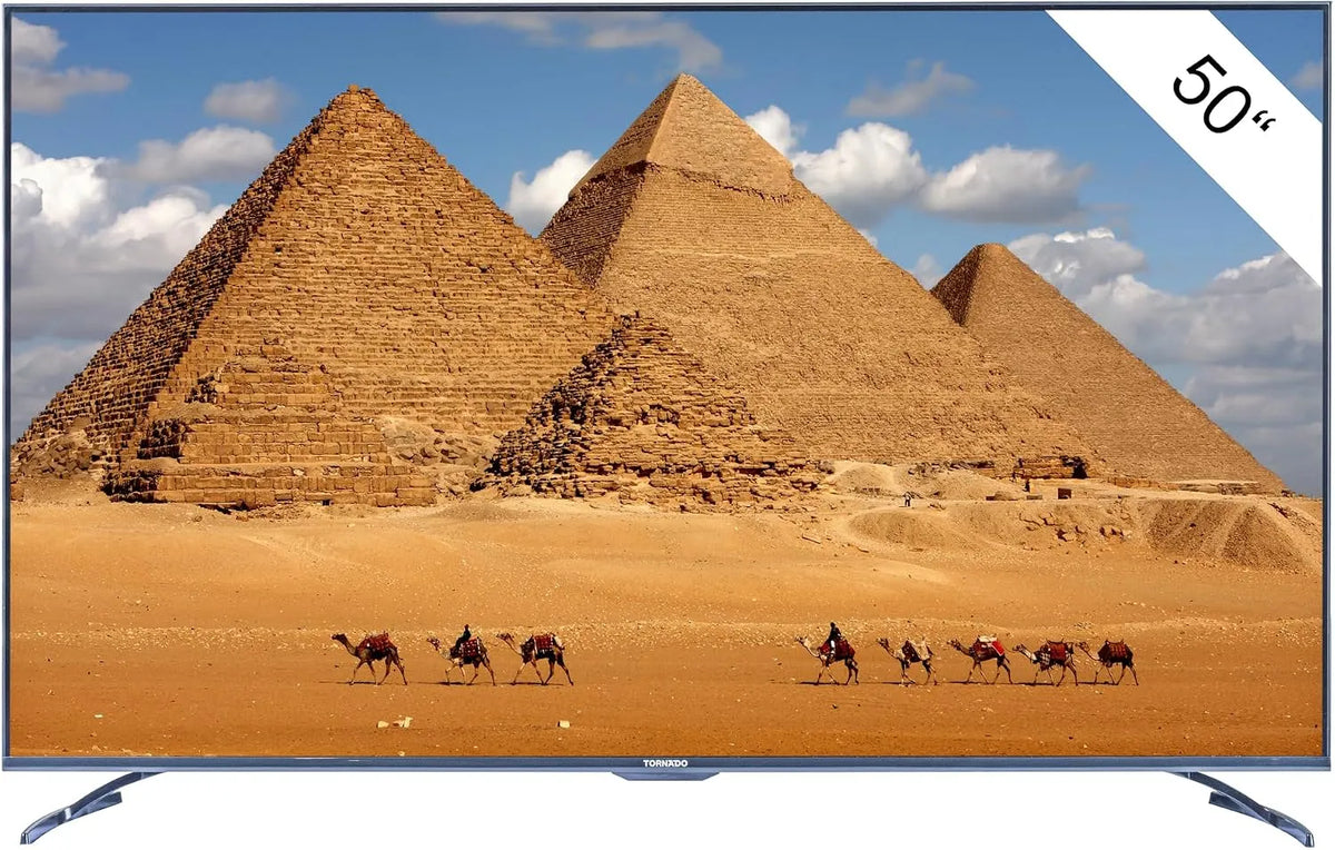 Smart TV, 127 cm, 3840 × 2160, Fernseher, Tornado 50UA3400x, 4K UHD, WLAN, Schwarz, 4K Ultra HD 3840x2160, WiFi, Noir