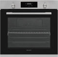 Sharp K-71P28INM-EU Backofen, 78 L, Einbau, Edelstahl, Versenkbare Knebel, EEK A, 8 Backofenfunktionen, Set von Voll-Teleskopauszügen