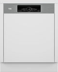 Beko BDSN38440x Geschirrspüler, 60 cm, Einbau, Schwarz, SteamGloss Trocknung, für 14 Maßgedecke, 3 Spülebenen, 5 Temperaturen, Schnell+, Weiß