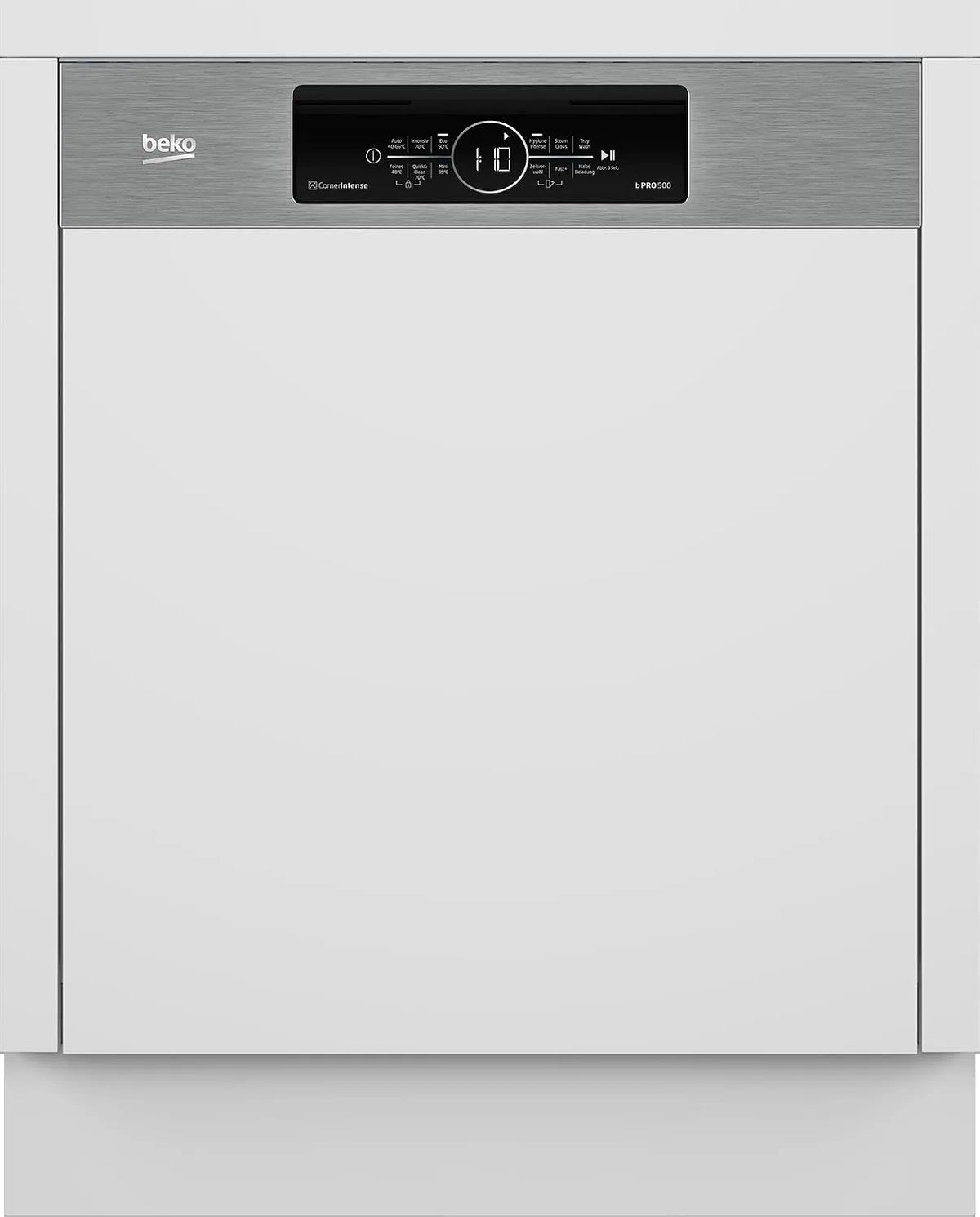 Beko BDSN38440x Geschirrspüler, 60 cm, Einbau, Schwarz, SteamGloss Trocknung, für 14 Maßgedecke, 3 Spülebenen, 5 Temperaturen, Schnell+, Weiß