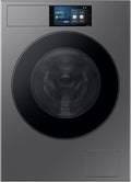 Samsung WF90F09C4S/U3 Waschmaschine, 60 x 85 x 60 cm, 9 kg, Energieklasse A, freistehend, WLAN, Schwarz, AI Home Display, Ecodosator, Gehäuse: Dark