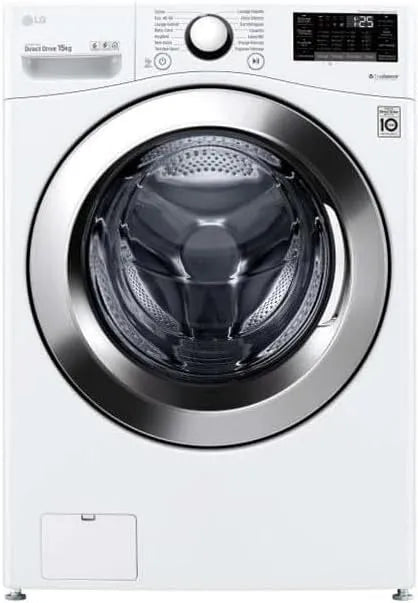 LG F51P12WH Waschmaschine, 127 L, 15 kg, LG Waschmaschine Frontlader
