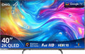 Google Smart TV, 40 Zoll, Fernseher, QLED, Full HD, Kompatibel mit Apple AirPlay