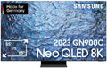 Samsung QN900C Smart TV, 85 Zoll, Fernseher, QLED, HDR, HDR 8K Pro, GQ85 TxZG, 2023, Deutsches Modell, Neural Quantum Prozessor, Infinity Screen