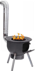 Produkt Stahl-Zeltofen für Outdoor-Kochen, Holzofen, Grillen, Picknicks und Jagd, abnehmbare Beine