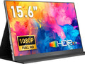 Monitor, 15, 6 Zoll, tragbar, Full HD, IPS-Panel, 6 Zoll FHD 1920x1080P Tragbares IPS Bildschirm Externer Laptop Screen Erweiterung