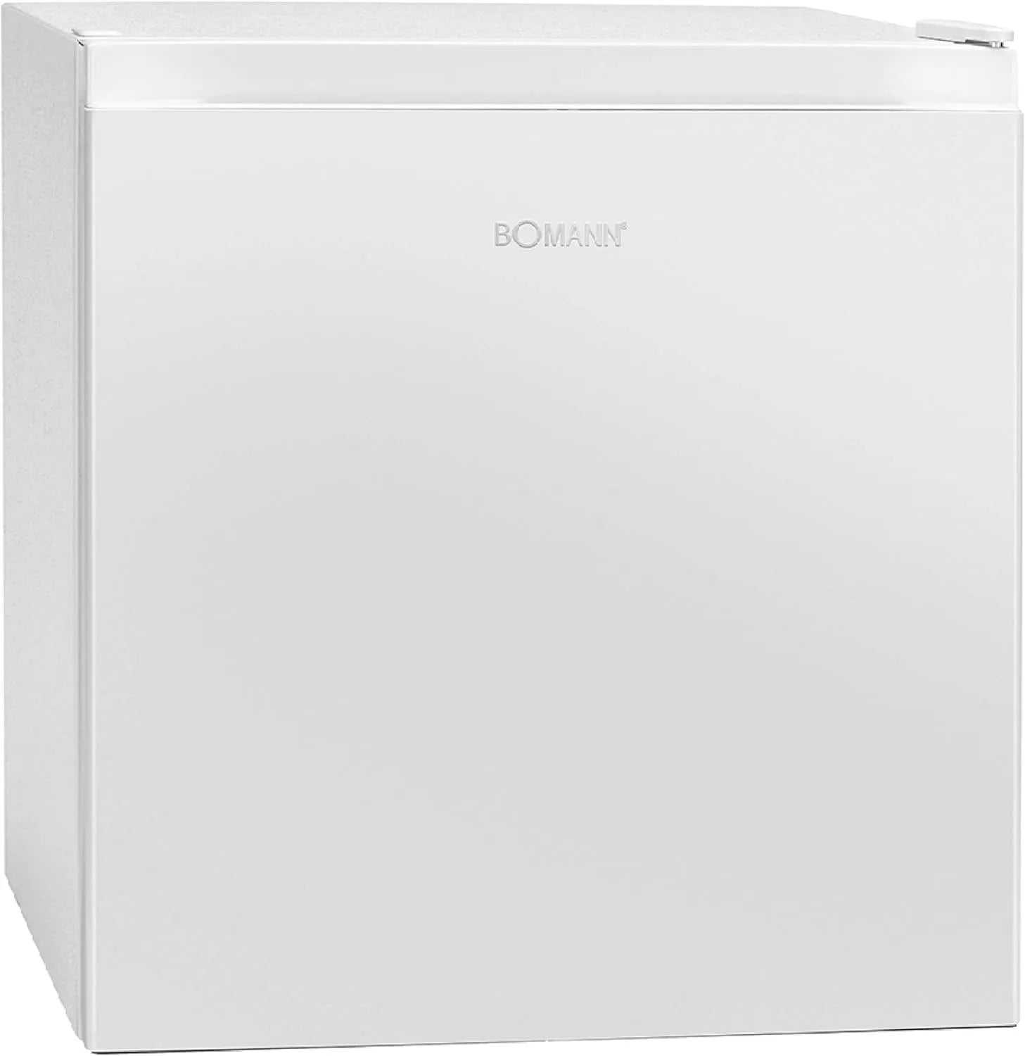 Bomann Elektrische Kühlbox, 45 L, Gefrierfach, leise, Camping, mobile Kühlbox, Weiß, Kühlschrank klein Türanschlag wechselbar - Minikühlschrank